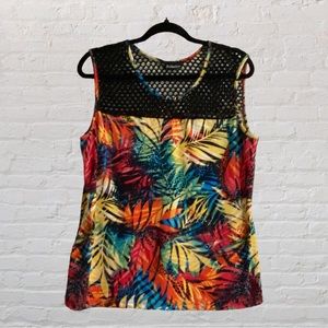 69. INITIATIVES Tank Top🌞🏖️ Multi-colour - Ladies size XL